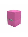 Satin Cube Deck Box Hot Pink