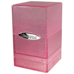 Satin Tower Deck Box Glitter Pink