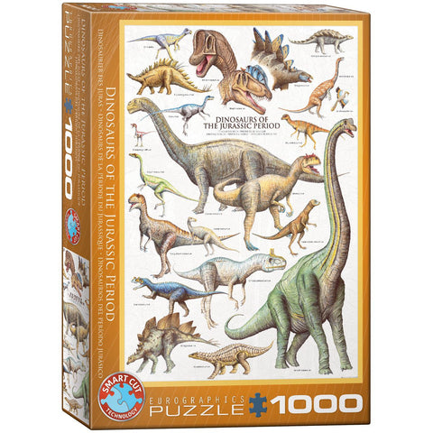 Dinosaurs of the Jurassic Period 1000 bitar