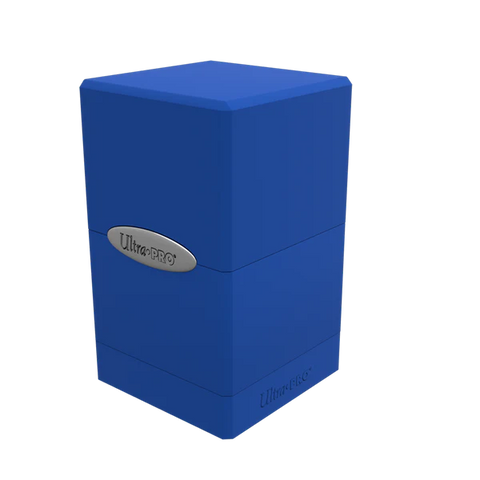 Satin Tower Deck Box Blue
