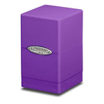 Satin Tower Deck Box Purple