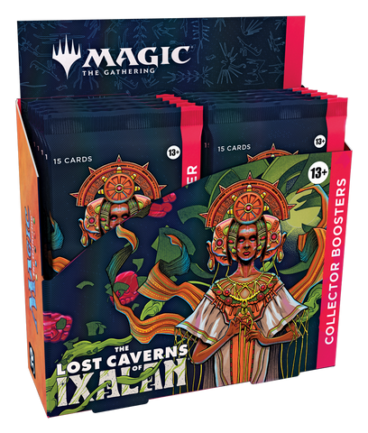 The Lost Caverns of Ixalan: Collector Booster display