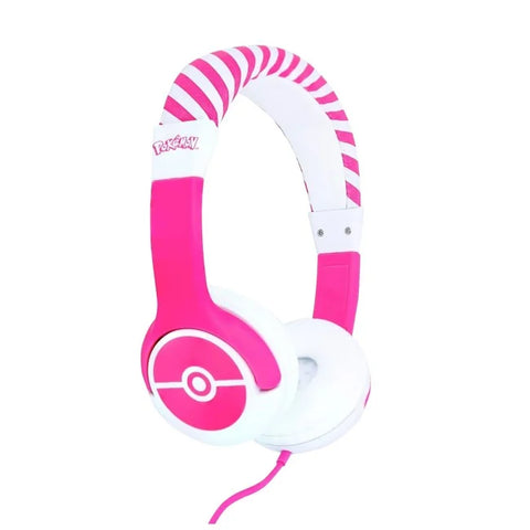 Pokémon Junior Headphones Pokéball Pink
