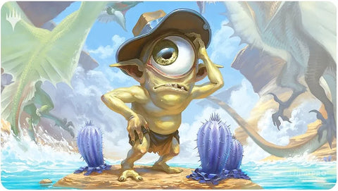 Playmat MTG Outlaws of Thunder Blue 2